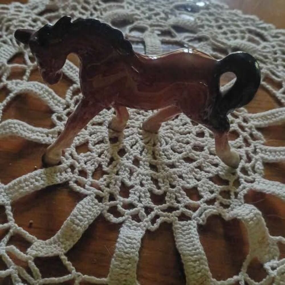 Vintage Ceramic Horse Figurine Rare